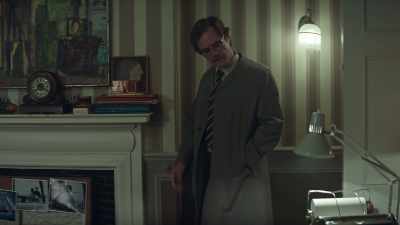 [Man speaking indistinctly
on radio] - The Little Drummer Girl