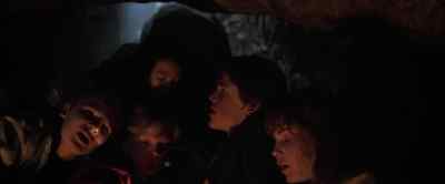 Man, that was close. - The Goonies