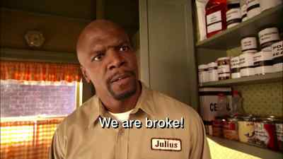 Man, that's $2.89
cent worth of food. - Everybody Hates Chris
