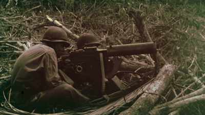 Man: THE 27TH DIVISION
WON'T FIGHT AND RALPH SMITH - The Pacific War in Color