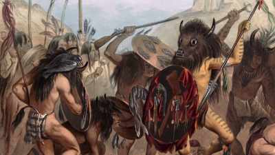 Man: The first thing I was told
about buffalo was - The American Buffalo