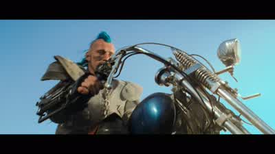 Man: The tire! - The Road Warrior