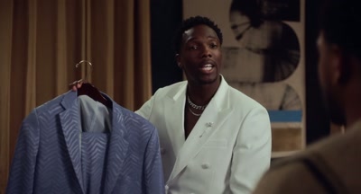 Man, there was so much extra suit…
I had him make you one, too. - House Party