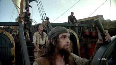 MAN:
They struck their colors. - Black Sails