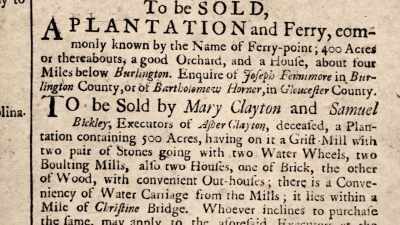 Man: To be sold
in Lots or singly, - Benjamin Franklin