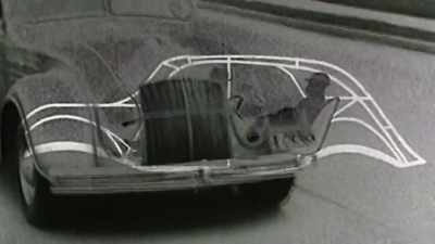 - [Man] Two plate
safety glass turns back - The Cars That Made America