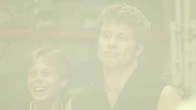 MAN: Warning for illegal
contact to the knee. - Cobra Kai