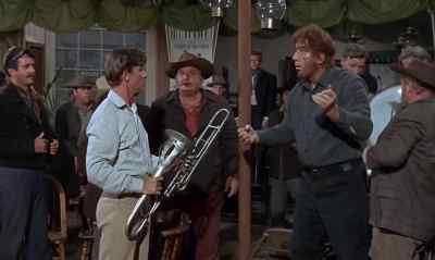 MAN: Watch it. He's coming back. - The Adventures of Bullwhip Griffin
