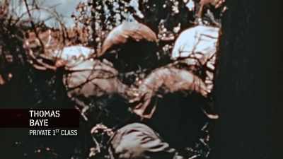 Man: WE COULDN'T
FATHOM WHERE IN THE HELL - The Pacific War in Color