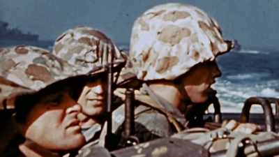 Man: WE KNEW THE BEACHES, - The Pacific War in Color