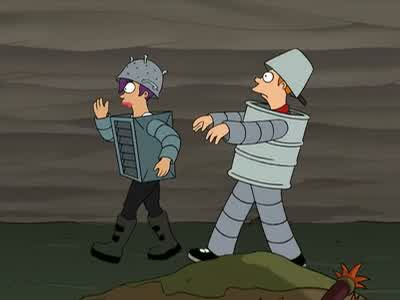 Man, we look stupid. - Futurama