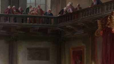 Man as Wedderburn:
Your Lordships will not wonder - Benjamin Franklin