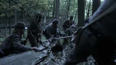 Man: When the civil war erupts, - Blood and Fury: America's Civil War