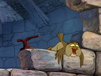 Man will fly someday I tell youI have been there I have seen itI do hope so I've always dreamed about flyingThat I was a bird and that I could go sailing all over the skyhigh above everythingAvis alitus avita atheta PrestidigitoniumIt's my favorite - The Sword in the Stone