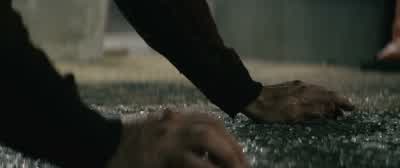 MAN: Your arm is fucked up. - Nobody