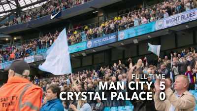 Manchester City, five,
Crystal Palace, nil. - All or Nothing: Manchester City