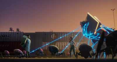 - Mandroid--
[electricity crackles] - Transformers: EarthSpark