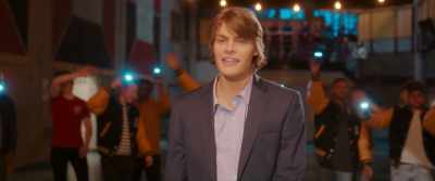 ♪ Mandy, you light up my
world Like nobody else ♪ - Prom Pact