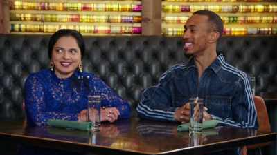 Maneet and I are very excited - No Recipe Road Trip With the Try Guys