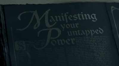 "Manifesting your untapped power." - Upside-Down Magic