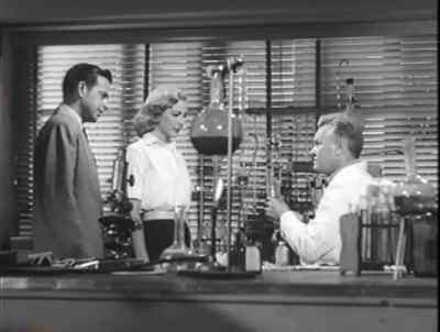 Manning's disappeared, Eric. We
can't find him anywhere on the grounds. - The Amazing Colossal Man