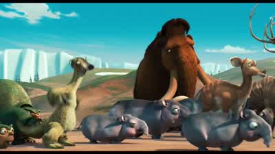 Manny I just heard you're going extinctHey if you ever master hygiene try working on sensitivityI'm not going extinct Kids look The last mammothWell you probably won't see another one of those againSee - Ice Age: The Meltdown