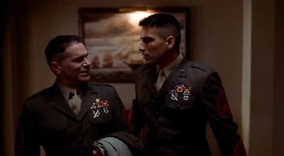 Manny, what are you doing here?
Tiner could see you. - JAG