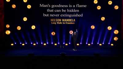 "Man's goodness is a flame that can be
hidden but never extinguished." - Greg Davies: You Magnificent Beast