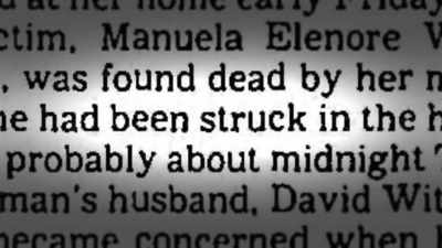 MANUELA IS RAPED, COVERED,
AND THEN BLUDGEONED TO DEATH. - The Golden State Killer: It's Not Over
