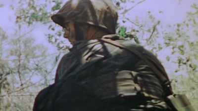 MANY ARE FORCED TO RETREAT. - The Pacific War in Color