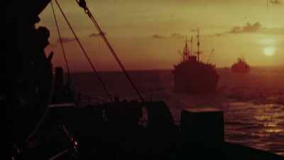 MANY CRASH LAND INTO THE OCEAN, - The Pacific War in Color