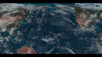 Many currents swirl
around this mighty ocean, - Our Oceans