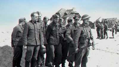 Many Germans surrender. - World War II: Secrets from Above