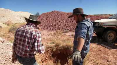 Many have fallen down
abandoned mine shafts. - Outback Opal Hunters