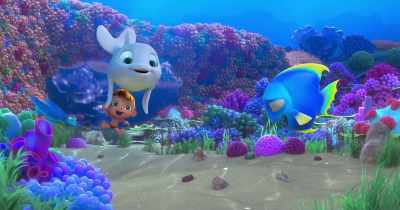 ♪ Many miles away,
there's my only home ♪ - Dolphin Boy
