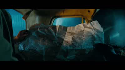 "Map of the Contiguous United States." What's the writing? - Super 8