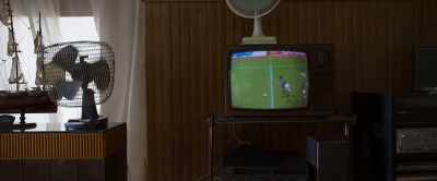 Maradona has the ball. - The Hand of God