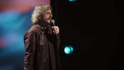 - "Marc." "What?"
- (AUDIENCE LAUGHING) - Marc Maron: From Bleak to Dark