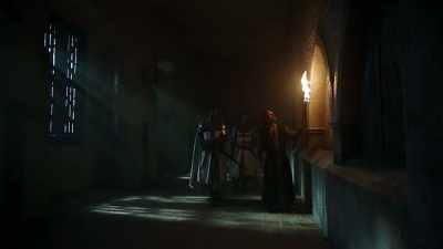 -Marcel De Caux was Godfrey.
-One sip of wine - Knightfall