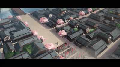 [marching footsteps] - BLUE EYE SAMURAI