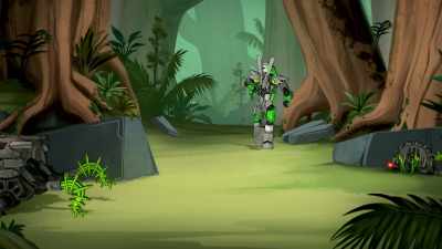 -Marching I am into the jungle!
-[hissing] - Lego Bionicle: The Journey to One