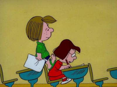 Marcie you haven't drawn a thing - It's Flashbeagle, Charlie Brown