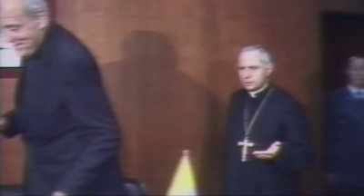 Marcinkus says, you know what,
I'll go over and be a character - Murder of God's Banker