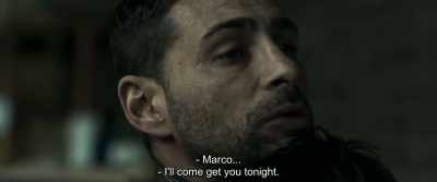 - Marco...
- I'll come get you tonight. - The Marco Effect