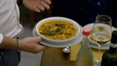 Marco Maselli is the
restaurant'’s owner - Stanley Tucci: Searching for Italy