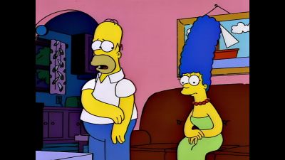 Marge can I go outside and play Shh - The Simpsons