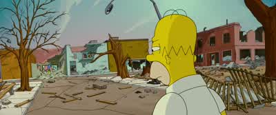 Marge. Marge! Marge! Oh, no, the "epipha-tree"! Hey, I tried my best. What am I supposed to do? But - The Simpsons Movie