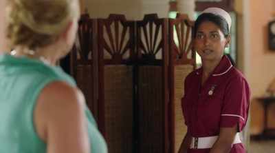 (Mari sniffs) - The Good Karma Hospital