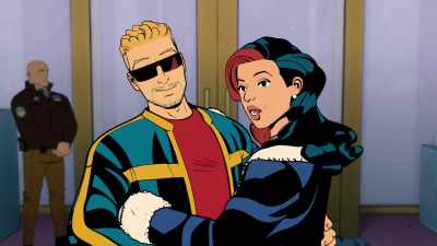 [Maria and James chuckle] - Your Friendly Neighborhood Spider-Man