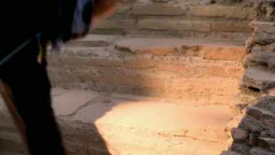 Maria Teresa
recognizes this type of construction. - Lost Treasures of Rome